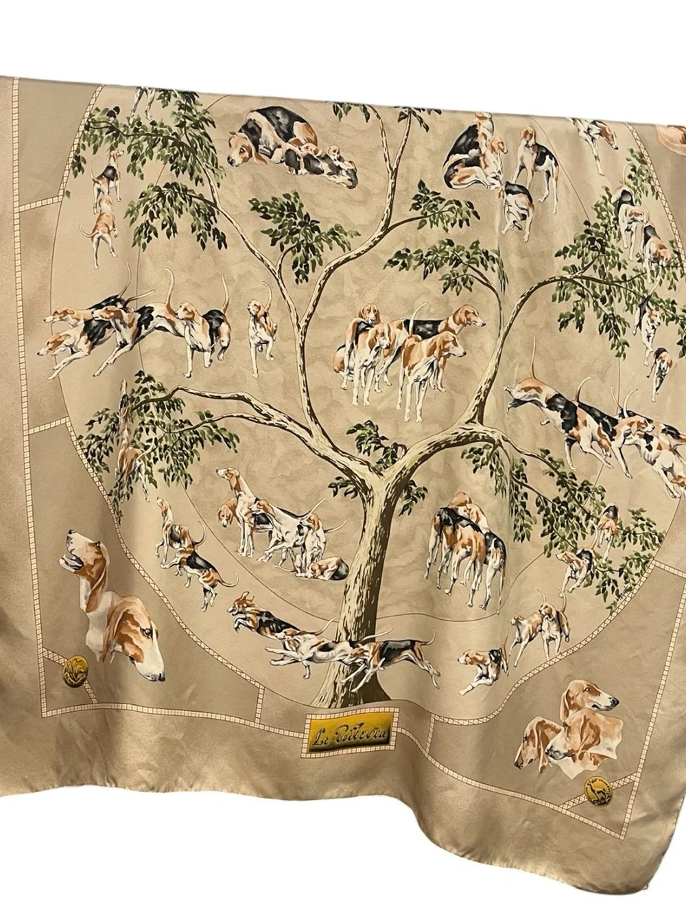 Hermes 'Le Poitevin' Silk Scarf